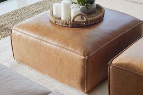 Pouf Modelo Polo Cuero