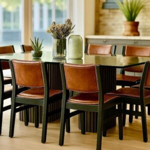 Mesa de Comedor Base Cilindro