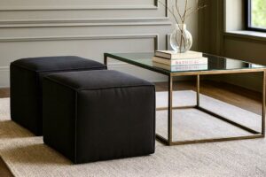 Pouf Modelo Polo Lino