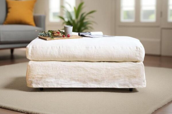 Pouf Modelo Madrid Lino