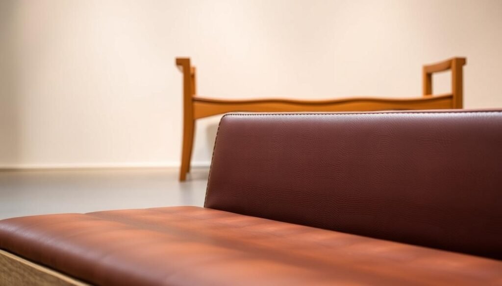 versatilidad en diseño de cuero y madera
