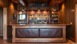 Bares de Madera y Cuero para tu Hogar