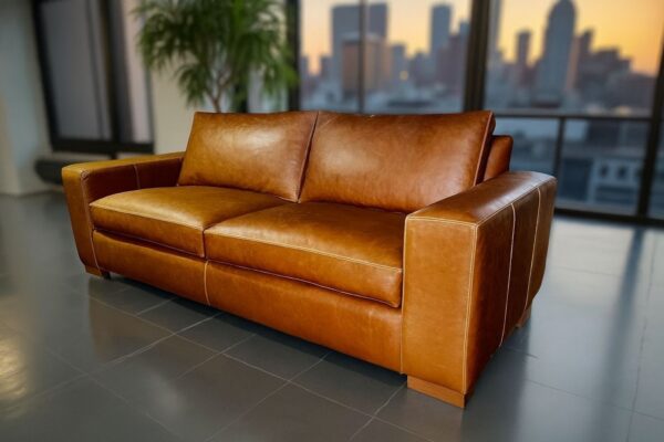 Sofa de Cuero Modelo Madrid