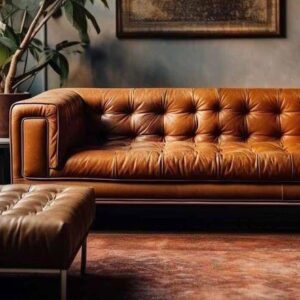 Sofa de Cuero Modelo Francia