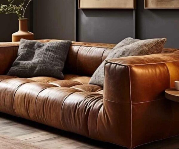 Sofa de Cuero Modelo Manhattan