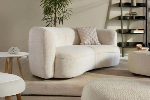 Sofá de Tela Modelo Florida de CuerosDesign Sofá de Tela Modelo Florida de CuerosDesign